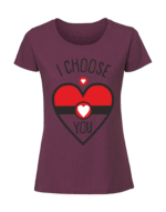 Damska koszulka  z nadrukiem – I choose You v2 - obrazek 4