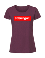 Damska koszulka  z nadrukiem – Supergirl