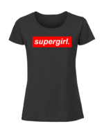 Damska koszulka  z nadrukiem – Supergirl - obrazek 4