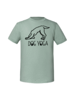 Męska koszulka  z nadrukiem –Dog Yoga - obrazek 6