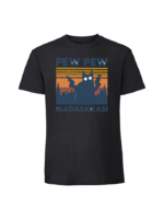 Męska koszulka  z nadrukiem –PEW PEW MADAFAKAS v2