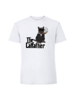 Męska koszulka  z nadrukiem –catfather - obrazek 8