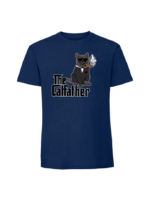 Męska koszulka  z nadrukiem –catfather - obrazek 5