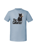 Męska koszulka  z nadrukiem –catfather