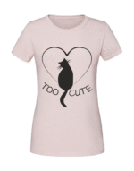 Damska koszulka  z nadrukiem – Too cute