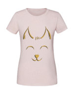 Damska koszulka  z nadrukiem – Kot Szkic