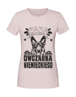 Damska koszulka  z nadrukiem – Mama owczarka niemieckiego - obrazek 4