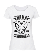 Damska koszulka  z nadrukiem – Mama chihuahua