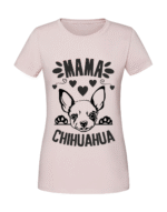 Damska koszulka  z nadrukiem – Mama chihuahua - obrazek 4