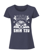 Damska koszulka  z nadrukiem – Mama shih tzuBK - obrazek 5