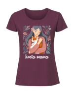 Damska koszulka  z nadrukiem – kocia mama