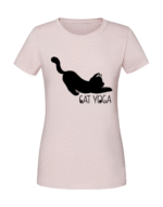 Damska koszulka  z nadrukiem – Cat Yoga - obrazek 4