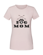 Damska koszulka  z nadrukiem – Dog Mom 1 - obrazek 3