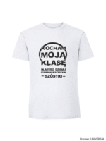 Męska koszulka z nadrukiem - Kocham moja klase - obrazek 5