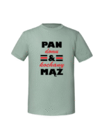 Męska koszulka z nadrukiem - PAN-DOMU-I-KOCHANY-MAZ - obrazek 4