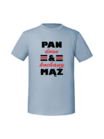 Męska koszulka z nadrukiem - PAN-DOMU-I-KOCHANY-MAZ
