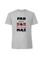 Męska koszulka z nadrukiem - PAN-DOMU-I-KOCHANY-MAZ - obrazek 7