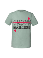 Męska koszulka z nadrukiem - Chłopak Narzeczony - obrazek 5