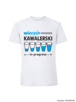 Męska koszulka z nadrukiem - wieczor kawalerski in progress - obrazek 5