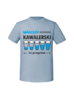 Męska koszulka z nadrukiem - wieczor kawalerski in progress - obrazek 4