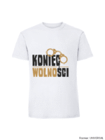 Męska koszulka z nadrukiem - KONIEC WOLNOSCI - obrazek 5
