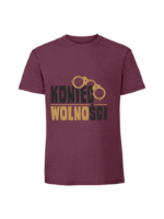 Męska koszulka z nadrukiem - KONIEC WOLNOSCI - obrazek 3