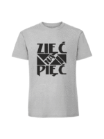 Męska koszulka z nadrukiem - Ziec na piec - obrazek 7