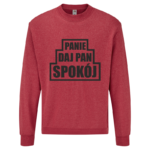 Bluza z nadrukiem - PANIE DAJ PAN SPOKÓJ - obrazek 3