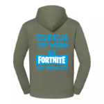 Bluza z nadrukiem - EDUKACJA JEST WAŻNA ALE FORTNITE JEST WAŻNIEJSZY v2 - obrazek 3