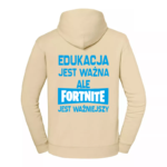 Bluza z nadrukiem - EDUKACJA JEST WAŻNA ALE FORTNITE JEST WAŻNIEJSZY v2 - obrazek 4