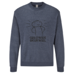 Bluza z nadrukiem - CZŁOWIEK SKURWIEL - obrazek 2