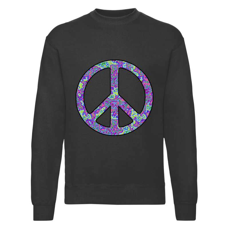 17_pacyfka_kolorowa__bluza_set_in_sweat_classic_fruit_of_the_loom Bluza z nadrukiem - Pacyfka kolorowa - obrazek 1
