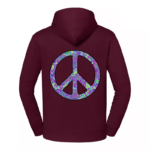 Bluza z nadrukiem - Pacyfka kolorowa - obrazek 2