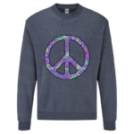 Bluza z nadrukiem - Pacyfka kolorowa - obrazek 3