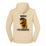 Bluza z nadrukiem - KURŁA I PO CHŁOPIE - obrazek 3