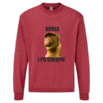 Bluza z nadrukiem - KURŁA I PO CHŁOPIE - obrazek 4