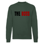 Bluza z nadrukiem - The boss the real boss v4