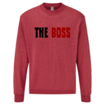 Bluza z nadrukiem - The boss the real boss v4 - obrazek 3