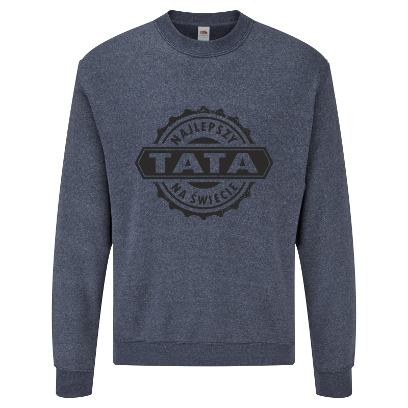 Bluza z nadrukiem - NAJLEPSZY TATA VINTAGE - obrazek 2