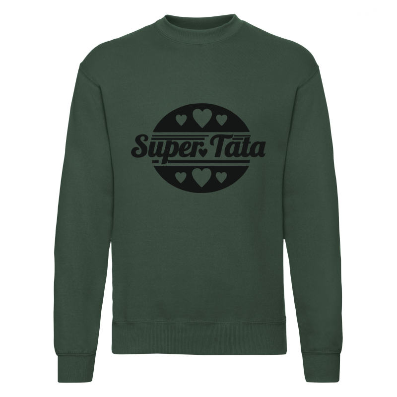 29_super_tata__green Bluza z nadrukiem - super tata - obrazek 1