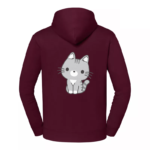Bluza z nadrukiem - kot kawaii - obrazek 2