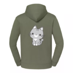 Bluza z nadrukiem - kot kawaii - obrazek 3