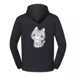 Bluza z nadrukiem - kot kawaii - obrazek 4