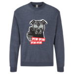 Bluza z nadrukiem - Pew Pew Pitbull - obrazek 3