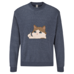 Bluza z nadrukiem - kot mem płaczący - obrazek 3
