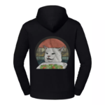 Bluza z nadrukiem - Kot przy stole