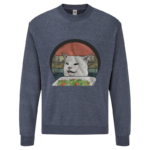 Bluza z nadrukiem - Kot przy stole - obrazek 3