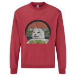Bluza z nadrukiem - Kot przy stole - obrazek 4