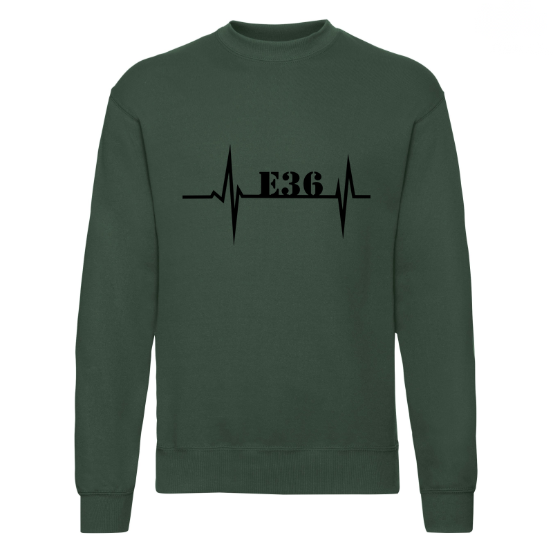 45_linia_zycia_e36_bmw__green Bluza z nadrukiem - Linia życia E36 bmw - obrazek 1