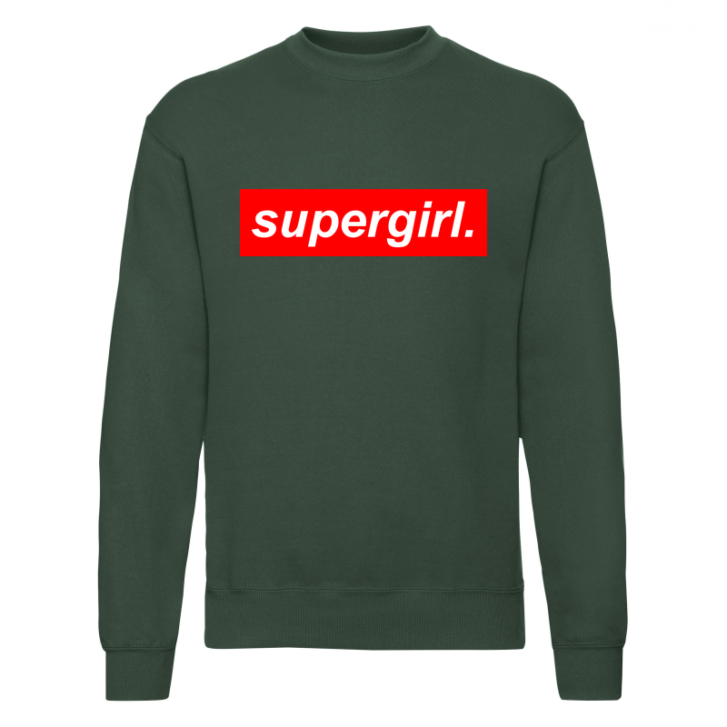49_supergirl__green Bluza z nadrukiem - Supergirl - obrazek 1